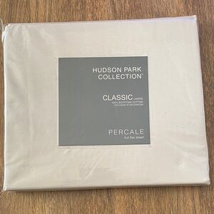 Hudson Park Collection Full Flat Sheet Silver  . 100% Egyptian Cotton exclusive